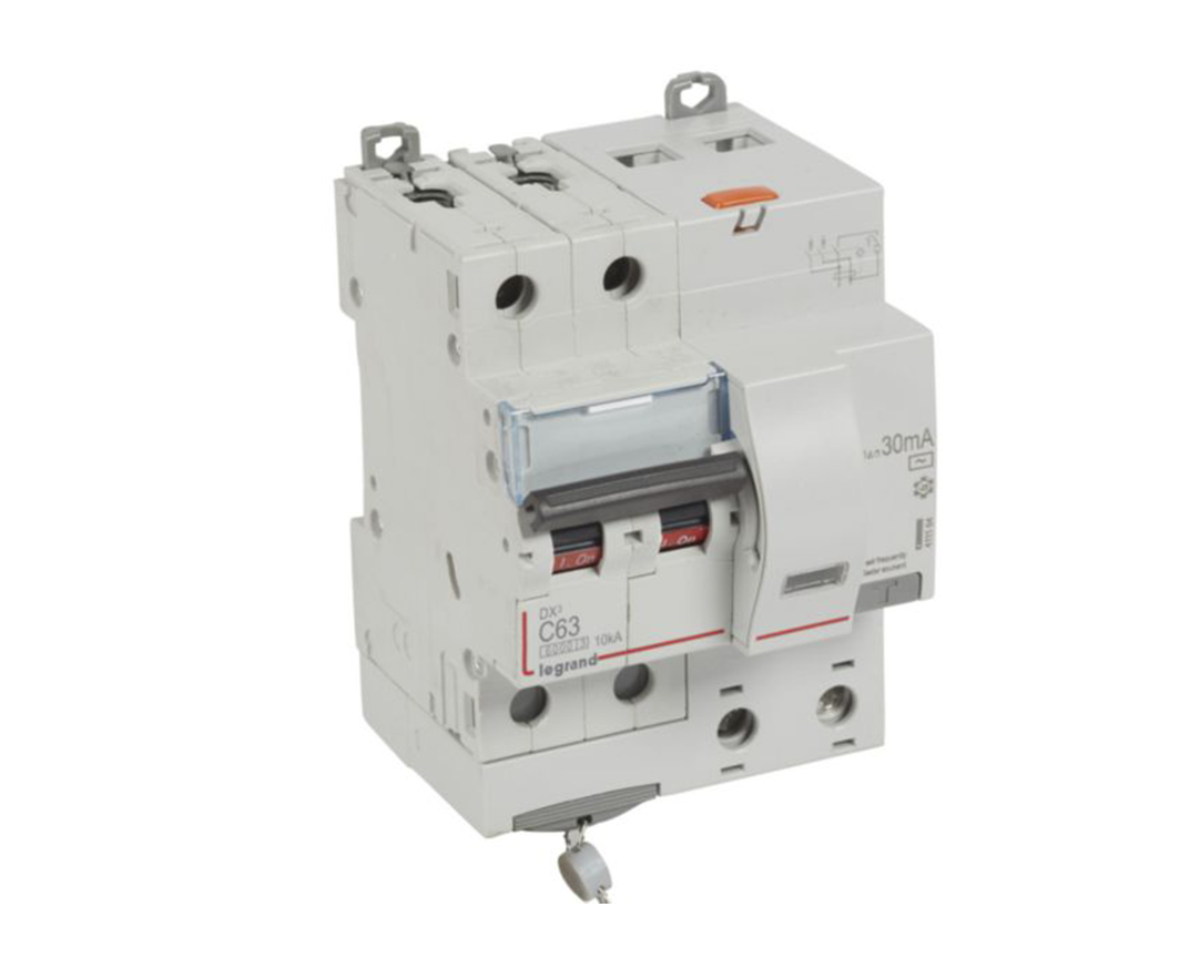 დიფერენციალური რელე ავტომატი LEGRAND DX³ RCBO 63A 2P AC tipi 30mA