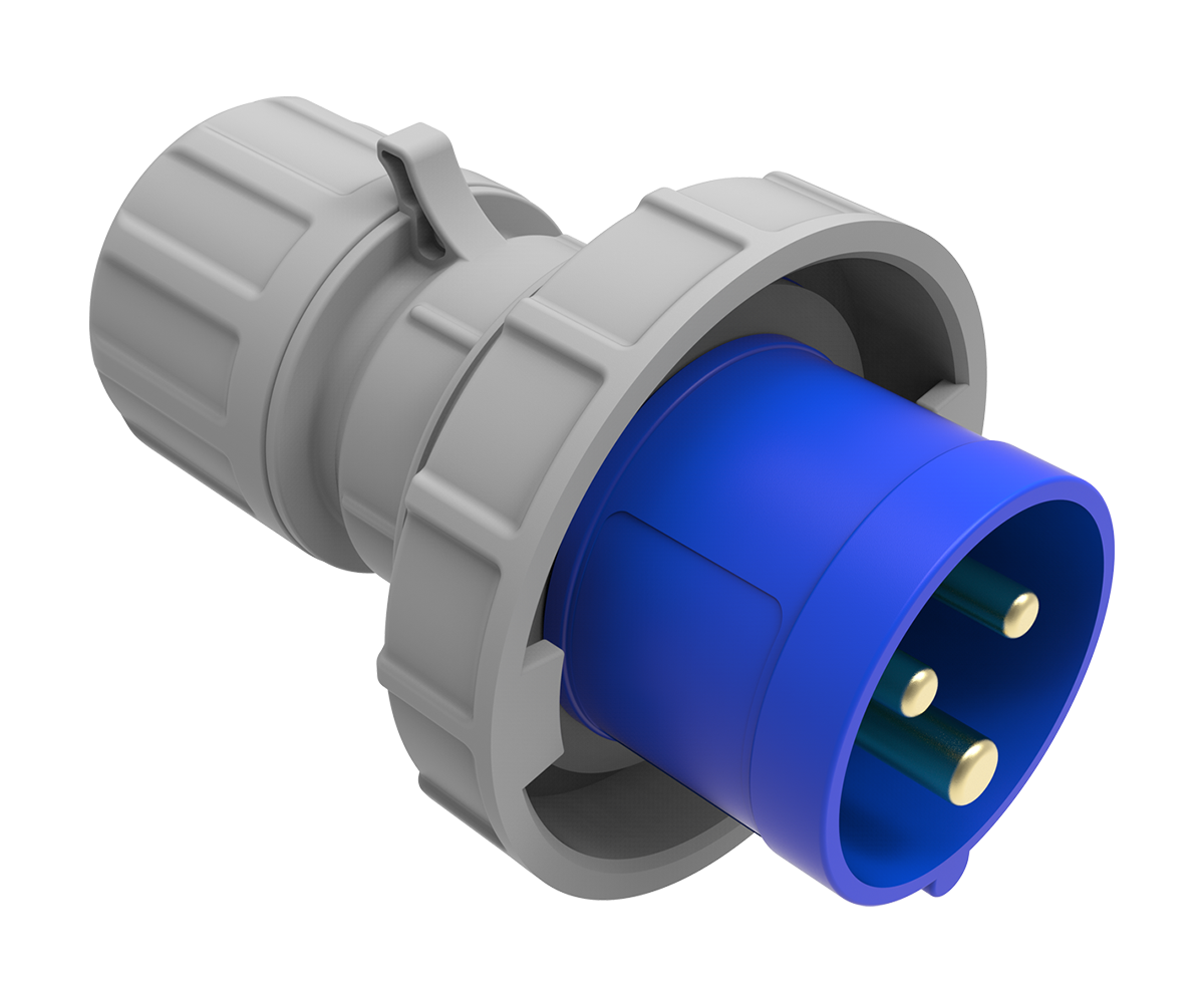 როზეტი ინდუსტრიული BEMIS 16 ამპ. 3 პოლუსი (მამალი) BC1-1403-7011