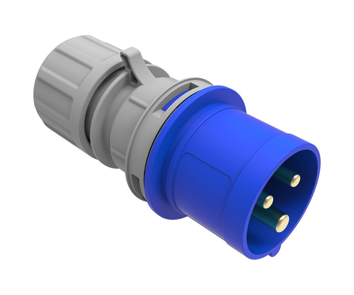 როზეტი ინდუსტრიული BEMIS 16 ამპ. 3 პოლუსი (მამალი) BC1-1403-2011