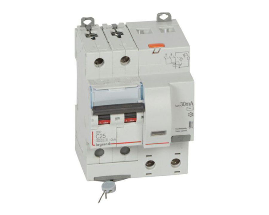 დიფერენციალური რელე ავტომატი LEGRAND DX³ RCBO 25A 2P AC tipi 30mA