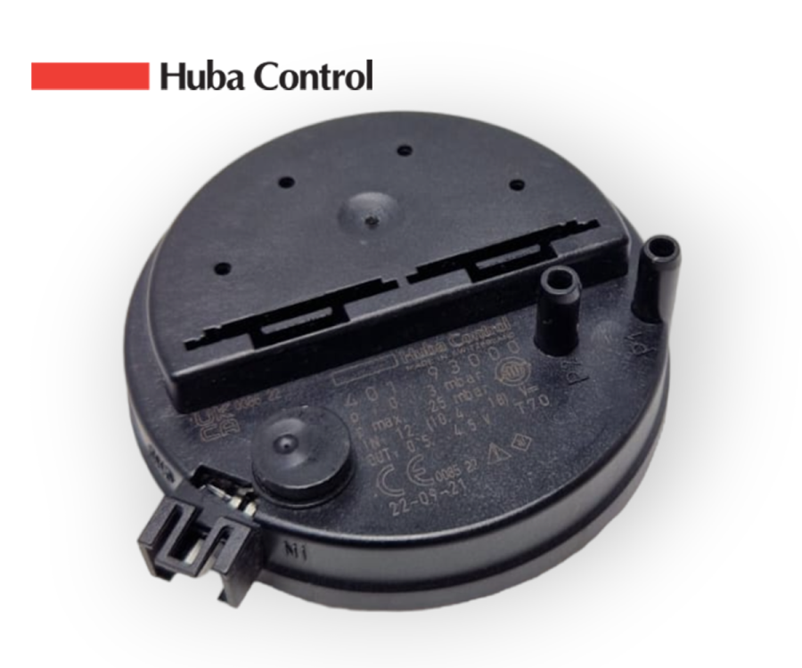 პრესოსტატი შავი მრგვალი Air Pressure Switch Huba Demirdöküm, Nitron 120.018.008