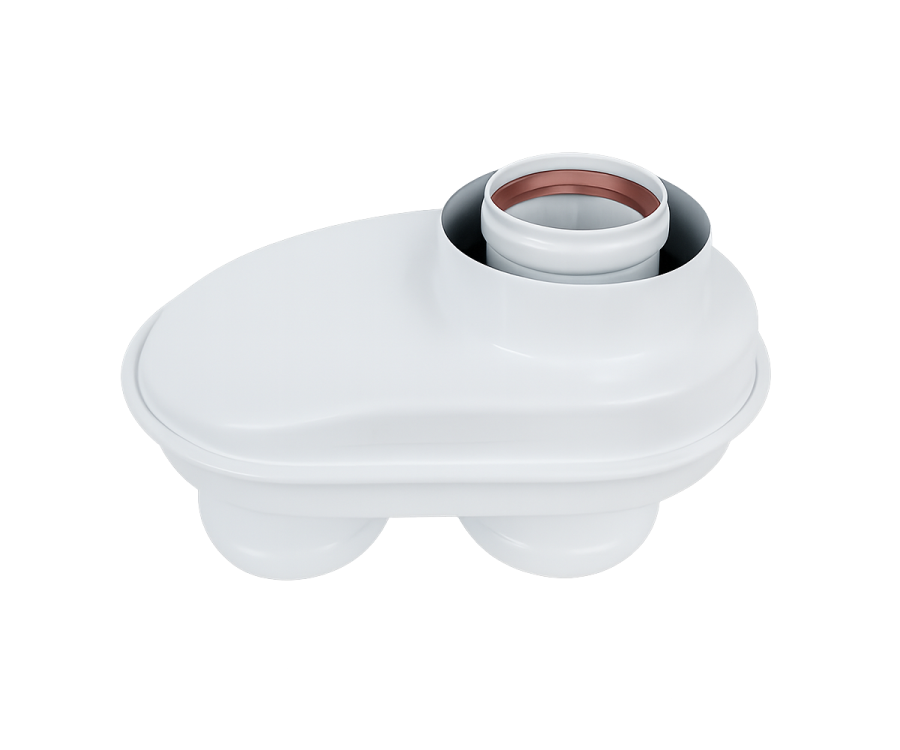 საკვამურის ადაფტორი ADAPTER 60/100-80/80 I M-M)