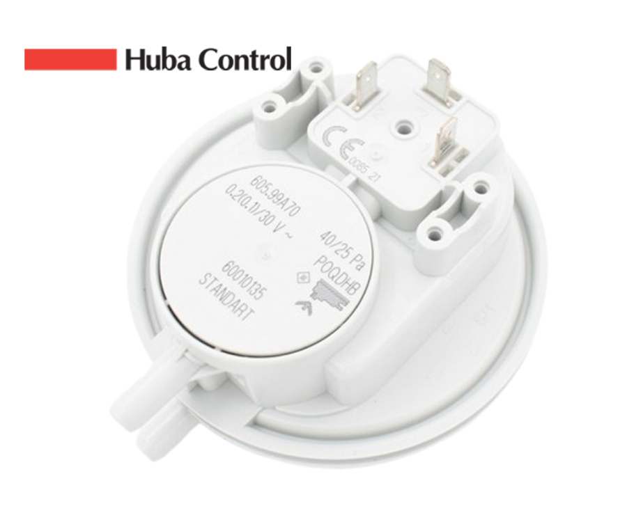 პრესოსტატი თეთრი Air Pressure Switch 40-25PA Huba 120.018.004