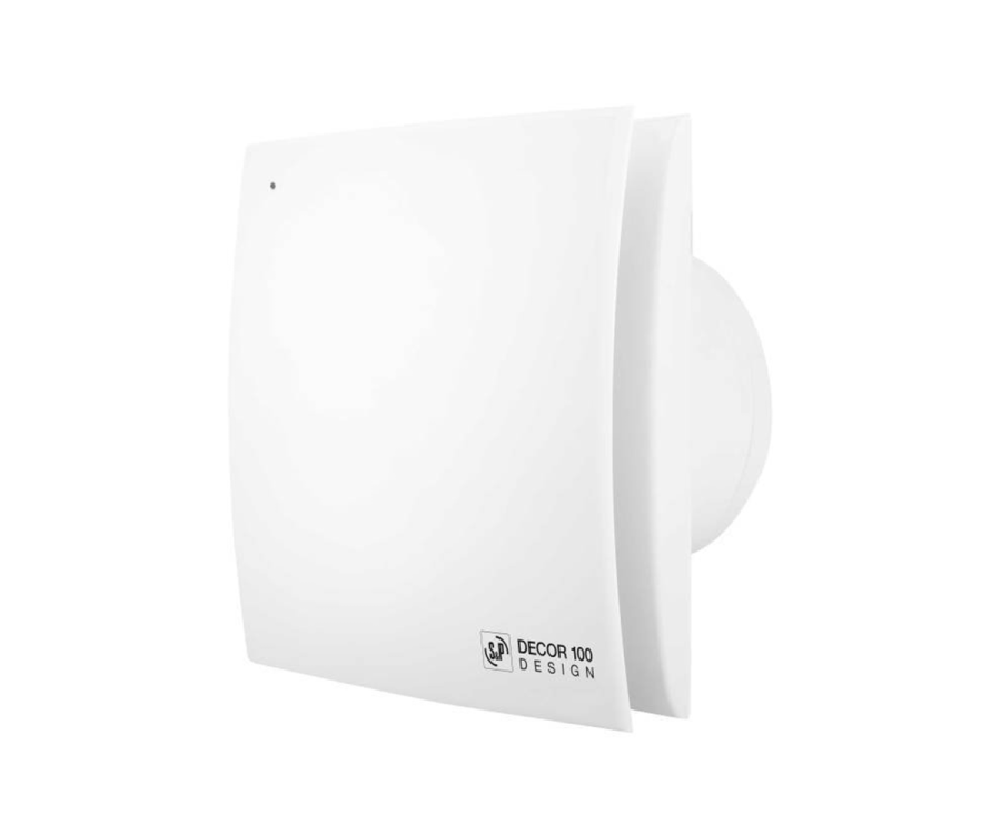 გამწოვი ვენტილატორი აბაზანის DECOR-100C DESIGN SOLER PALAU FAN