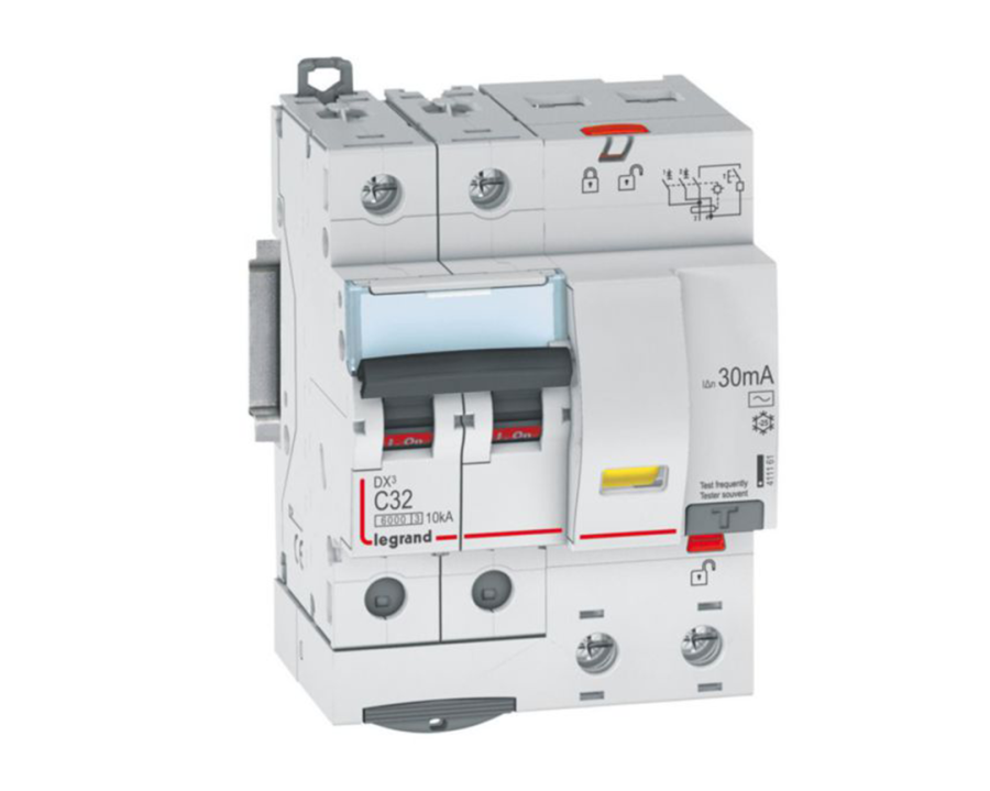 დიფერენციალური რელე ავტომატი LEGRAND DX3 2K C32 6000A AC 30MA